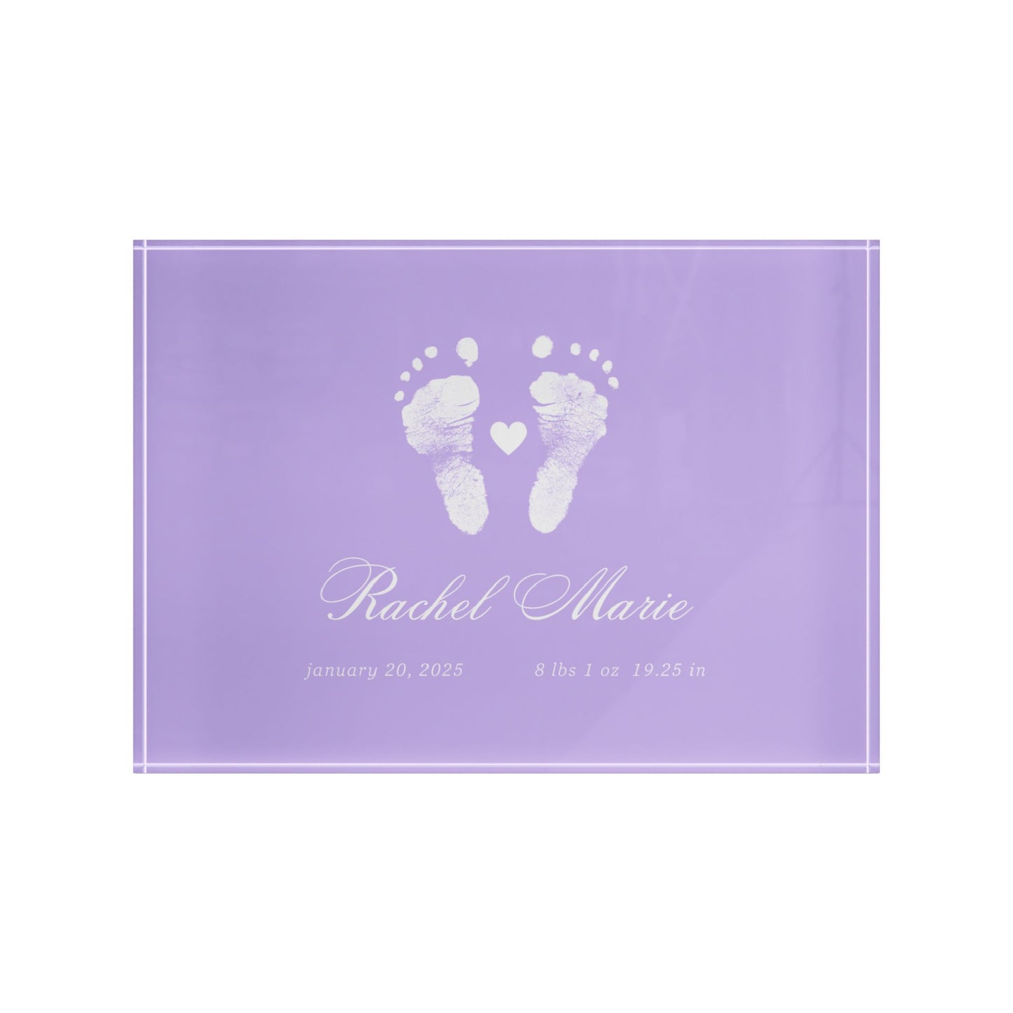 Home Decor Acrylic Block - Classic Solid (7 x 5)