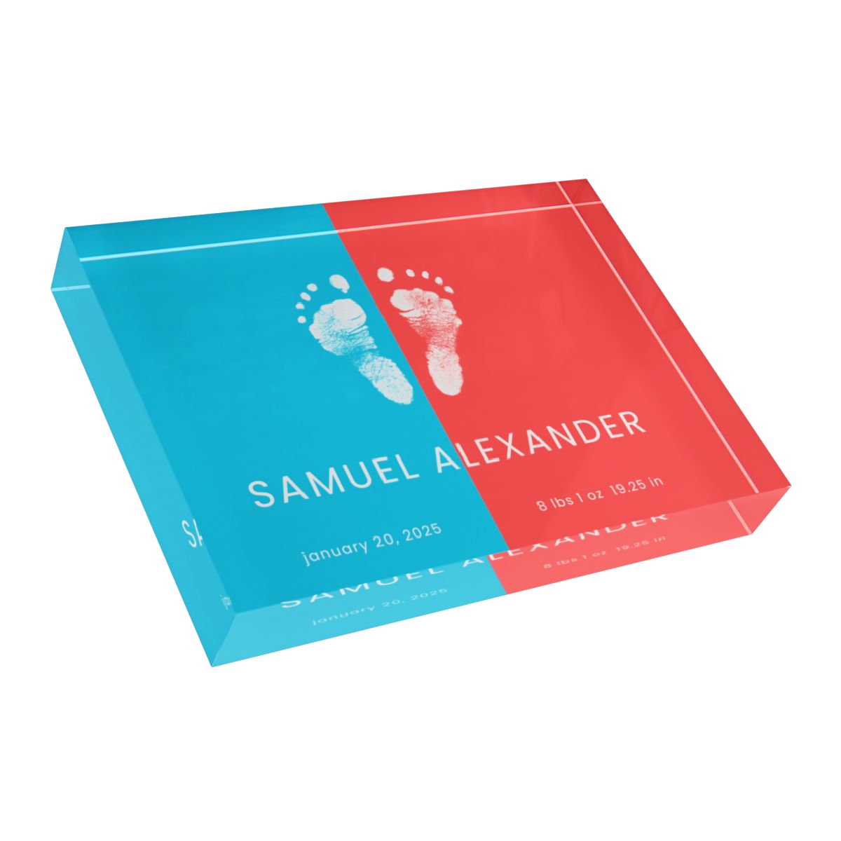 Home Decor Acrylic Block - Color Pop (7 x 5)