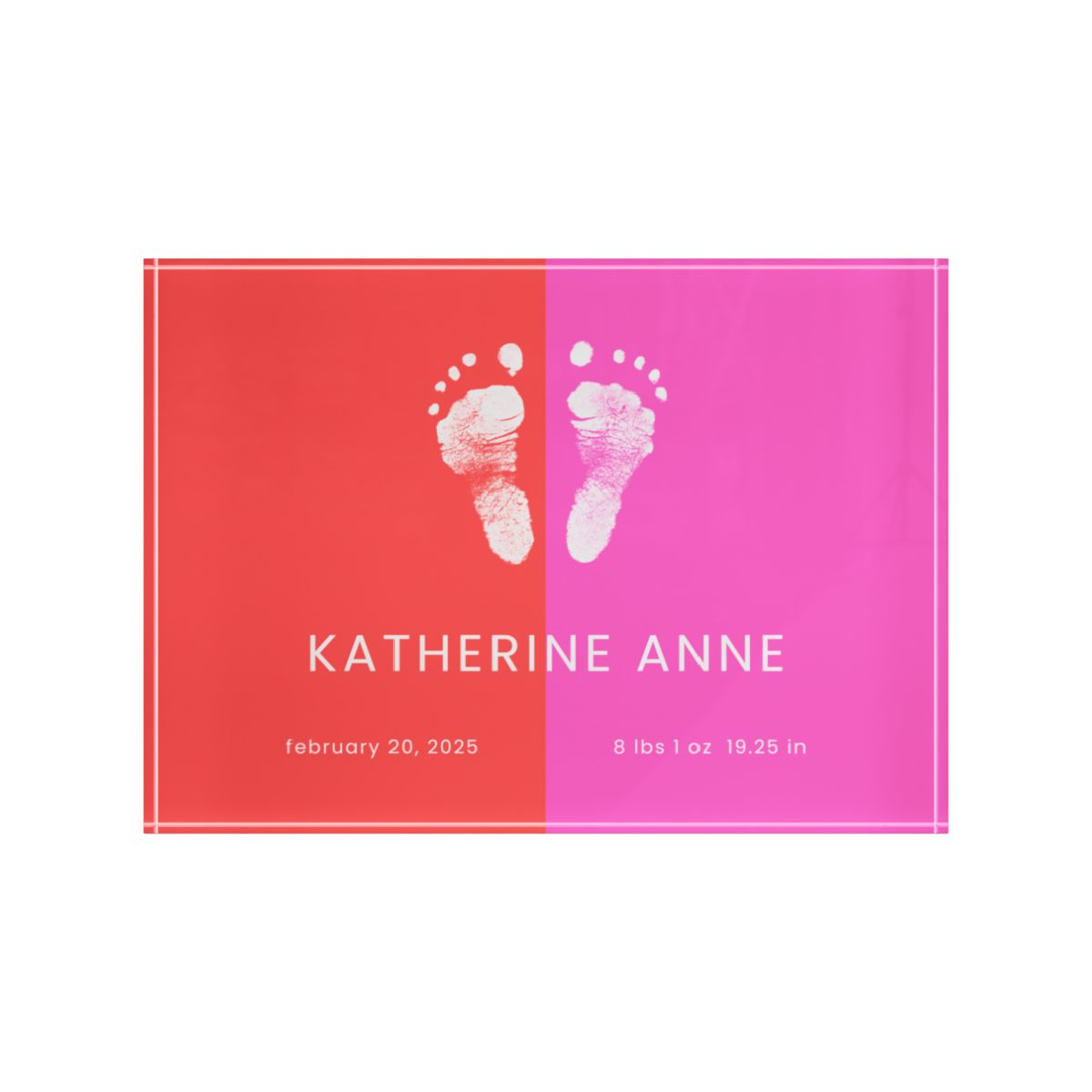Home Decor Acrylic Block - Color Pop (7 x 5)