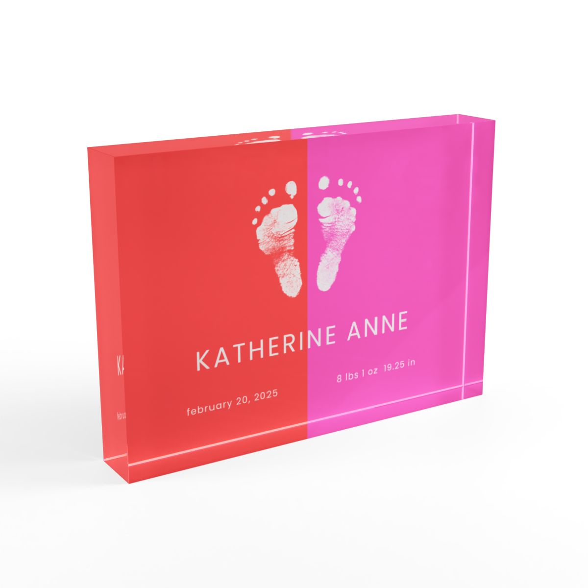 Home Decor Acrylic Block - Color Pop (7 x 5)