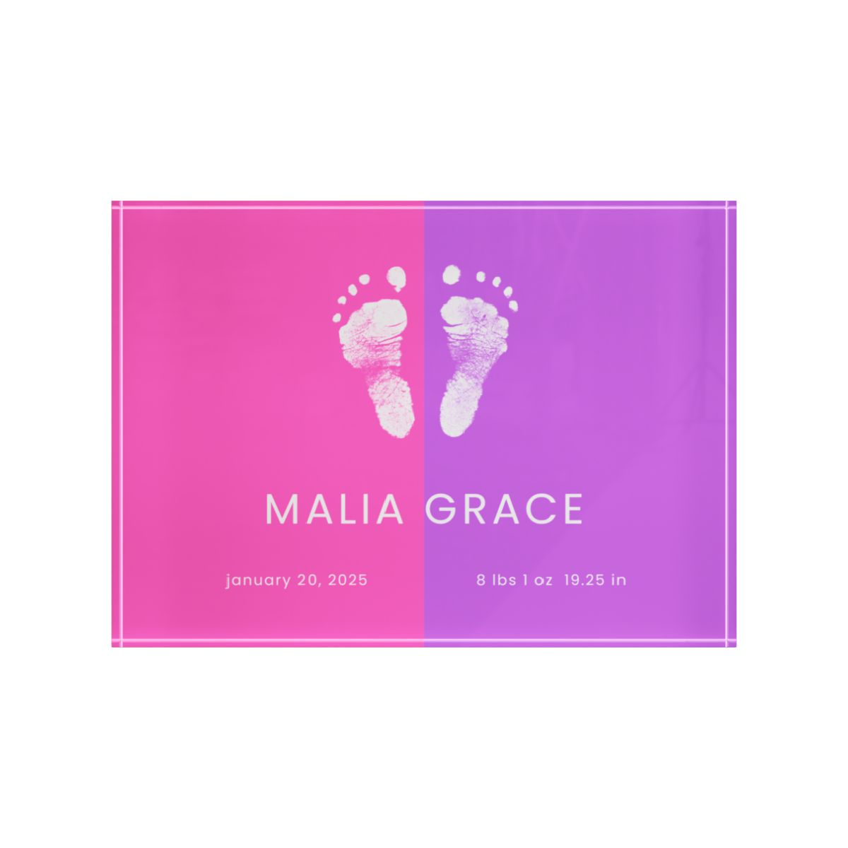 Home Decor Acrylic Block - Color Pop (7 x 5)
