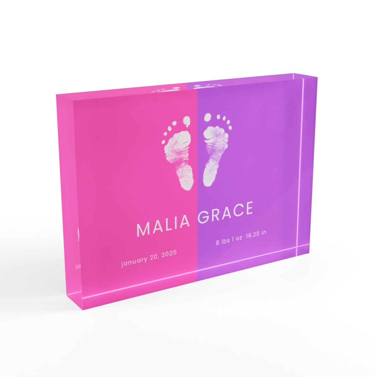 Home Decor Acrylic Block - Color Pop (7 x 5)