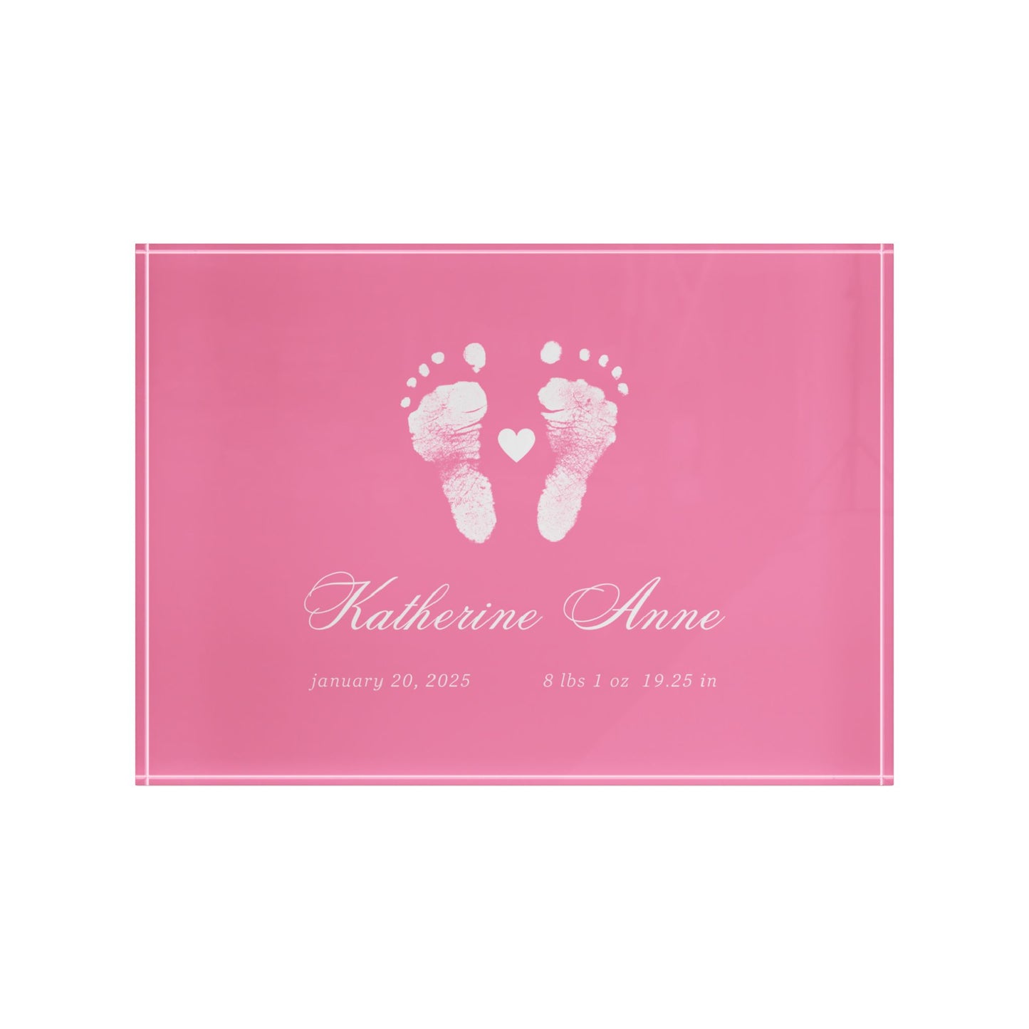 Home Decor Acrylic Block - Classic Solid (7 x 5)
