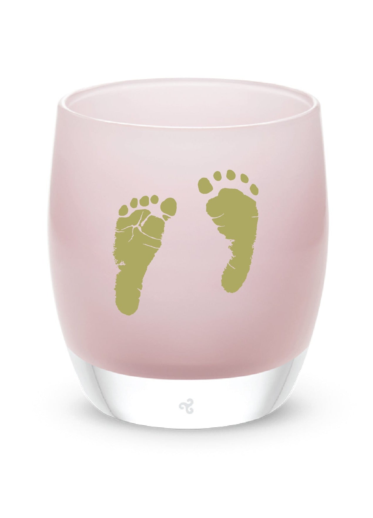 Little Girl Etched glassybaby Tea Light Holder