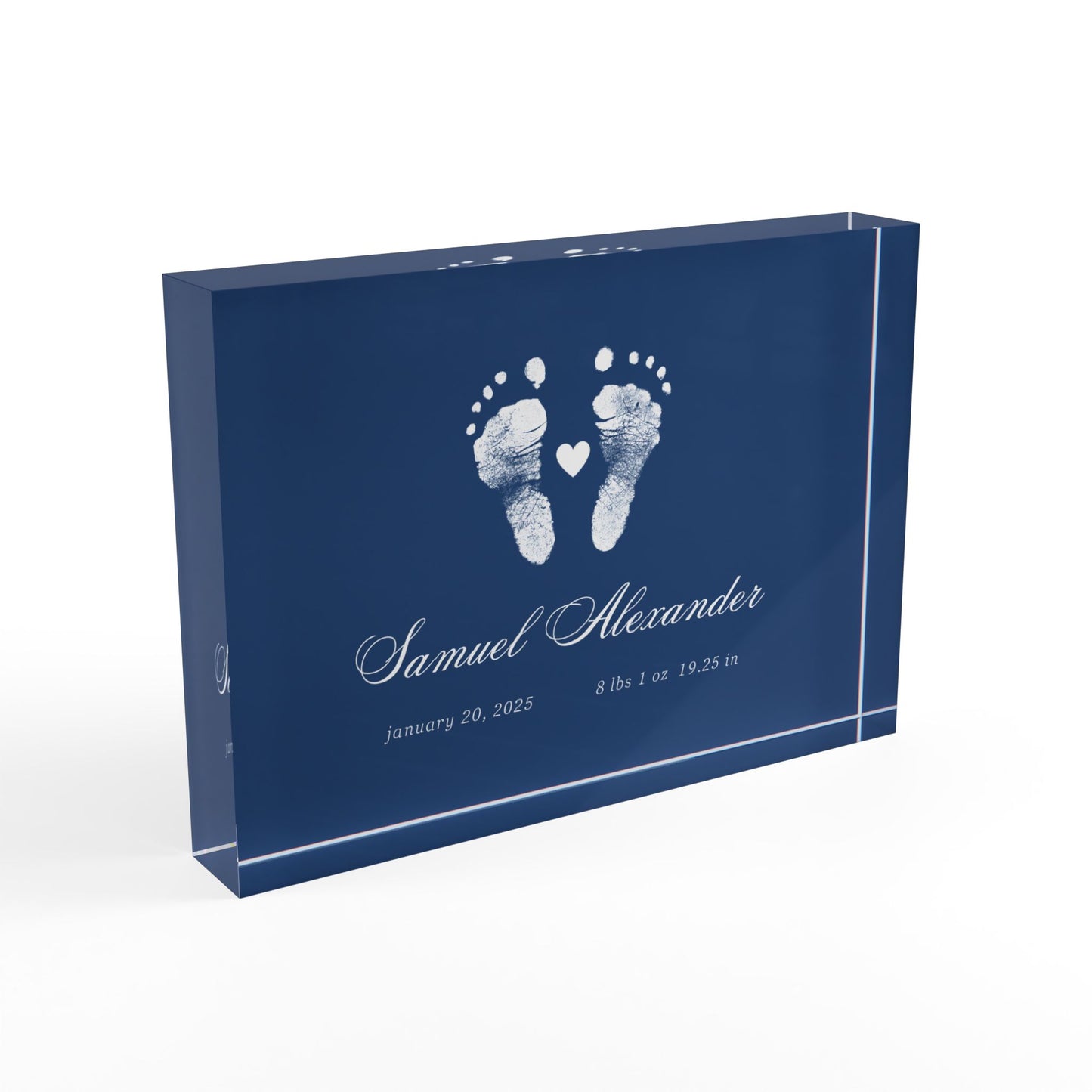 Home Decor Acrylic Block - Classic Solid (7 x 5)