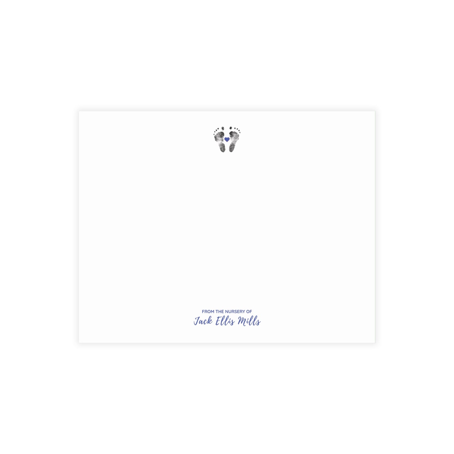 Nursery Stationery - Simple Sweet Signature (5.5 x 4.25)