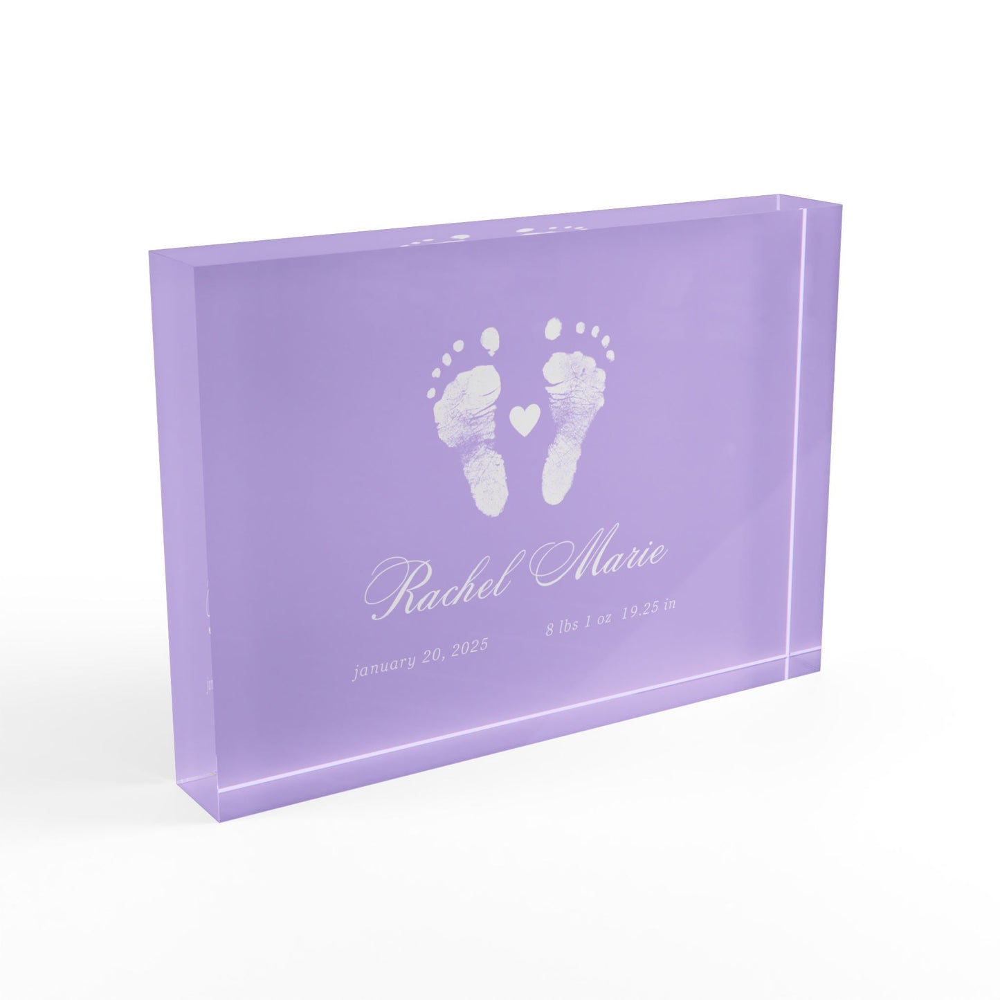 Home Decor Acrylic Block - Classic Solid (7 x 5)