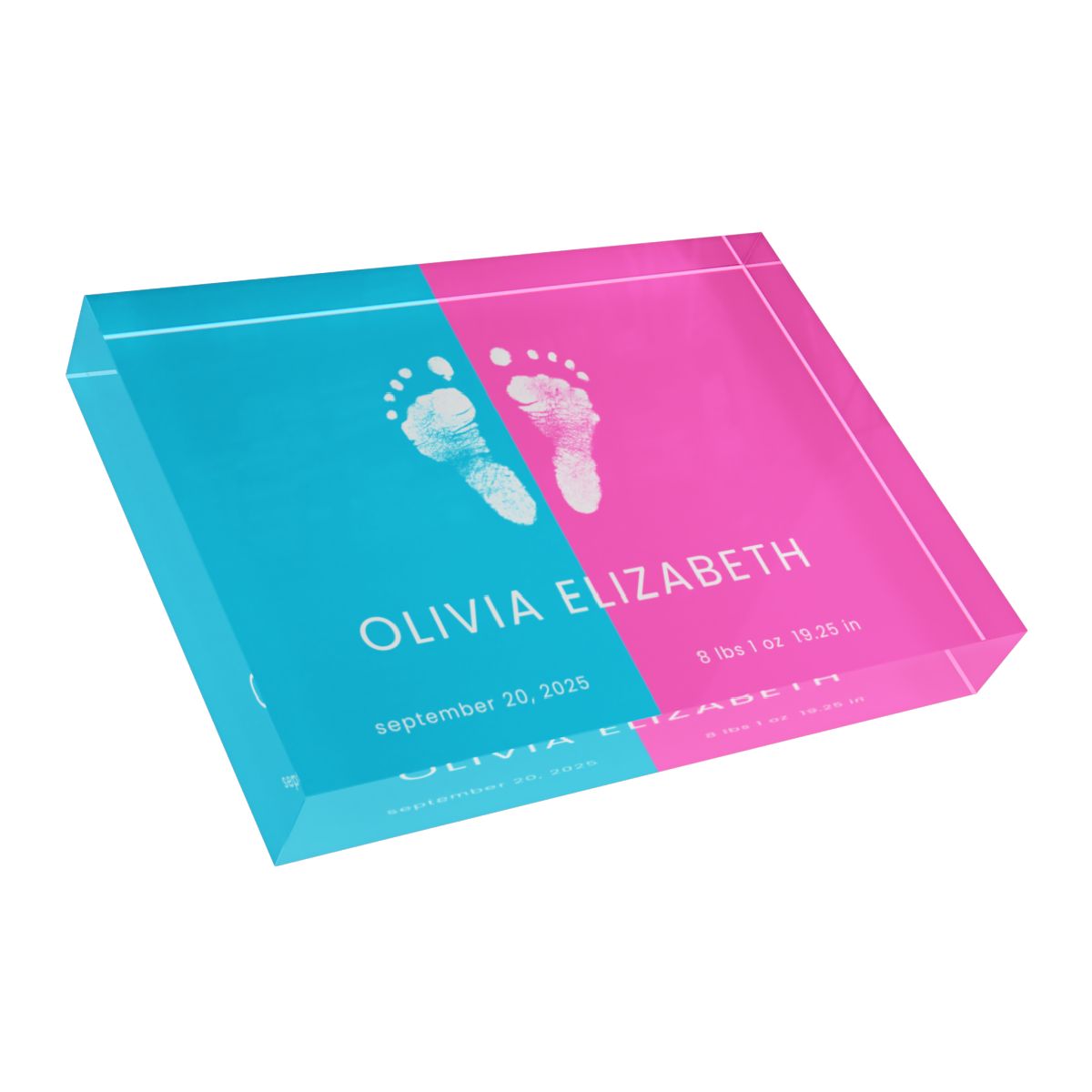 Home Decor Acrylic Block - Color Pop (7 x 5)