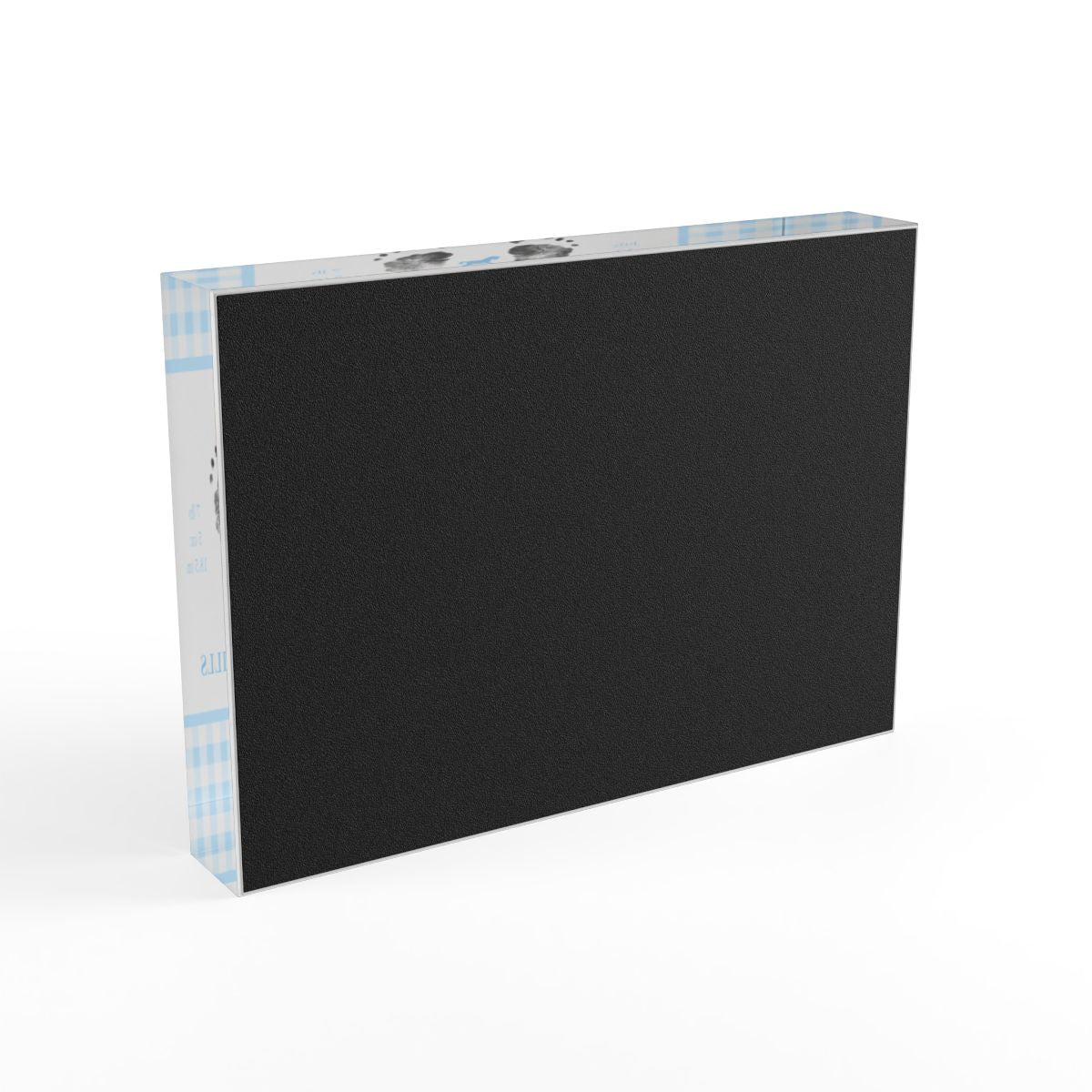 Home Decor Acrylic Block - Classic Gingham (7 x 5)