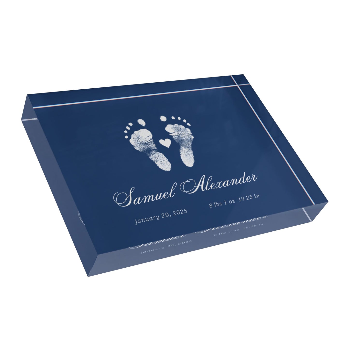 Home Decor Acrylic Block - Classic Solid (7 x 5)