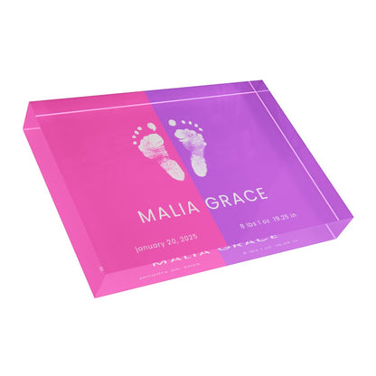 Home Decor Acrylic Block - Color Pop (7 x 5)